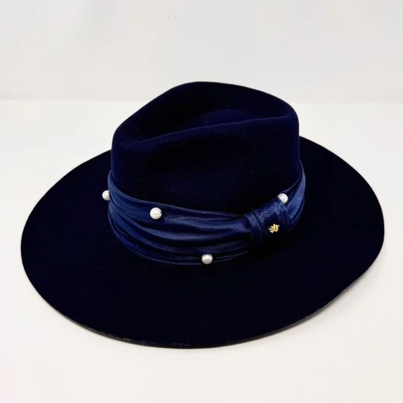 Anthropologie x Lele Sadoughi Velvet Rancher Hat • $145 NEW IN DUSTBAG - Picture 2 of 2